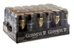 Pack de 24 canettes de bières Guinness de 50cL à 62,99€