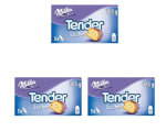3 Paquetes de MILKA Tender barritas rellenas de chocolate con leche 4 unidades 3.84€