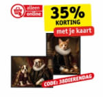 35% korting op gepersonaliseerd fotocadeau voor je huisdier met Kruidvat Kaart