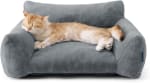 Bedsure Cat Sofa Bed Large - 61x46x25cm, Dark Grey - with voucher and checkout discou