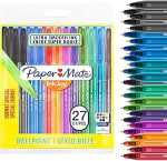 27 bolígrafos Paper Mate InkJoy 100ST punta mediana colores fantasía por 7.73€