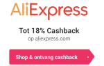 Tot 18% Cashback op aliexpress.com via Cashbackxl