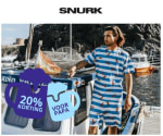 20% korting op heren en unisex kleding bij SNURK