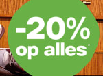 20% korting op het gehele assortiment bij Van Haren