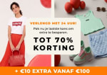 €10 extra korting bij besteding vanaf €100 bij To Be Dressed