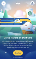Gratis Muffin, Loaf of Cookie bij een medium drankje bij Starbucks via de NS