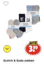 6 Paar Scotch & Soda sokken voor €3,99 bij Dirk