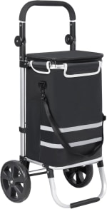 T-Lovendo Carro Compra Plegable Ruedas Grandes Aluminio Ligero por 21.49€