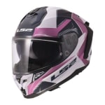 Casco integral LS2 FF817 CHALLENGER II - FLAMAN - Negro / Rosa por 209.97€