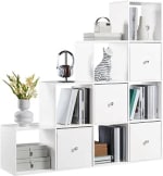 Mueble estantería escalonado 128x29x128cm por 56,99€