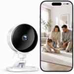 WOLFANG Camara Vigilancia WiFi Interior 1080P, Detección Humano por 9.99€