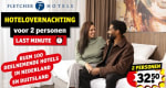Hotelovernachting voor 2 personen bij Fletcher Hotels voor €32,50 bij Kruidvat