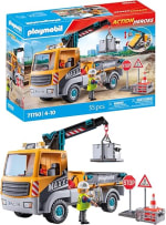 PLAYMOBIL Action Heroes Bouwtruck met kraan voor €17,97 bij Amazon