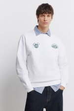 Springfield Sudadera Mickey Blanco por 8,49€