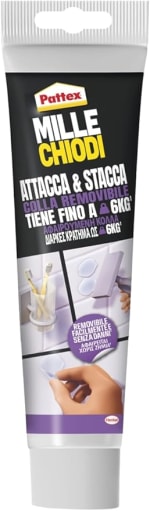 Pattex Millechiodi Adhesivo de montaje fuerte 44g por 3,47€