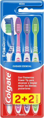 8 cepillo dientes COLGATE Extra Clean medio por solo 2.78€