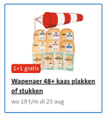 Wapenaer kaas 1+1 gratis bij de jumbo
