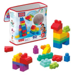 Mega Bloks Bolsa clásica con 60 piezas por 10.49€.
