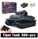 Tanque de tigre motorizado Mould King 20014 con control remoto por 40,39€