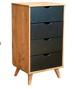 Cómoda Lia VEKKAHOME 4 cajones Gran Oferta $49.990 Solo disponible en falabella.com