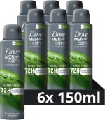 Dove Men+Care Advanced Extra Fresh Anti-Transpirant 6 x 150 ml voor €11,03