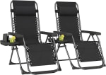 Outsunny Zero Gravity Chairs Set of 2 £47.99 Amazon Garden Deal