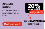 Baby dagdeals bij Kruidvat