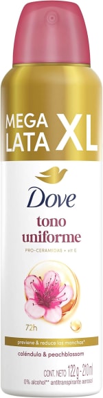 Dove XL Aerosol Tono Uniforme Caléndula 210ml por $63 | Amazon