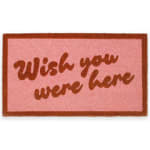Felpudo Wish You Were Here de Fibra de Coco 70x40 cm con Base Antideslizante a 2.99€