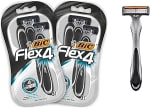 BIC Flex 4 Disposable Men's 4-Blade Razors with Moveable Blades for a Close Shave,