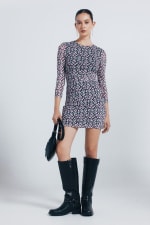 Vestido corto tubo estampado Springfield por 5.99€