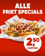 €2,50 korting op alle frietspecials bij Kwalitaria