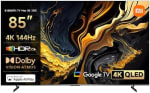 TV QLED 85" Xiaomi TV Max 85, QLED 4K, Smart TV con Google por 875.20€