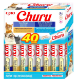 Pack snacks INABA Churu atún sin cereales 40x14g por 17.59€