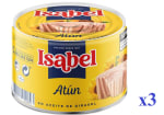 3 x Isabel Atún en Aceite Vegetal, 400g por 10.45€