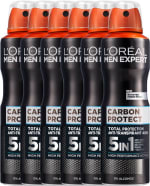 6 x L’Oréal Paris Men Expert Carbon Protect 5in1 Deodorant voor €11,89 bij Bol