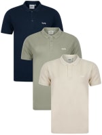 3 Pack Polo Shirts Multi Style Deal with Code – £19.99 Tokyo Laundry
