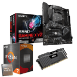 Kit d'évolution PC: GIGABYTE B550 Gaming X | AMD Ryzen 7 5700X 8x 3.40GHz à 251,09€