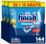 Finish Powerball Power All in 1 Max 144 Pastillas Lavavajillas por 19.48€