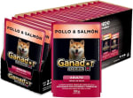 Ganador Premium Sabor Pollo y Salmón 22x100g por $154 | Amazon