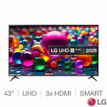 LG 43 Inch 4K Ultra HD Smart TV for £191.98