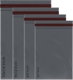 100 Mixed Grey Self-Seal Mailing Bags £3.98