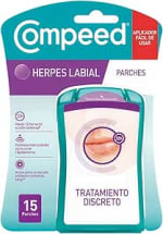 15 parches Compeed Herpes Labial, Tratamiento Hidrocoloide por 7.55€