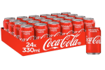 24 Latas de Coca Cola o Coca Cola Zero por 13.40€