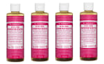 4 x Dr. Bronner's Jabón Líquido 18 en 1 Rosa 240 ml por 15.96€
