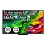 TV QNED MiniLED 65" LG 65QNED87A6B, UHD 4K, Procesador Inteligente α8 AI por 599€