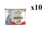10 x Almo Nature Comida para Gato Pollo y Camarones 6x55g Natural Proteína Alta 19.9€