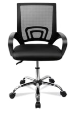 Silla de escritorio ergonómica con soporte lumbar por 26.50€