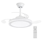 Ventilador de Techo con Luz LED 72W Motor DC Silencioso Aspas Retráctiles por 31.89€