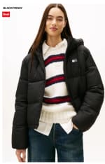 Tommy Jeans HOODED PUFFER JACKET - Winterjas voor €68,95 bij Zalando